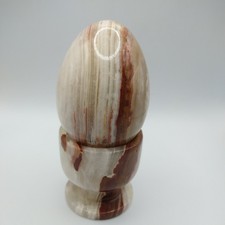 Vintage Onyx Marble Egg And