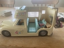 Sylvanian Family Camper van With Bike And rack