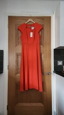 LK Bennett Elize Orange Midi