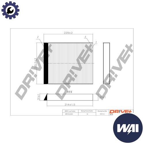 Filter cabin air - filter,