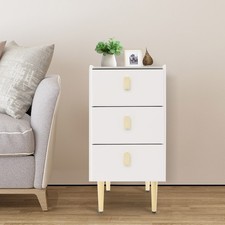 3 Drawers End Table Narrow