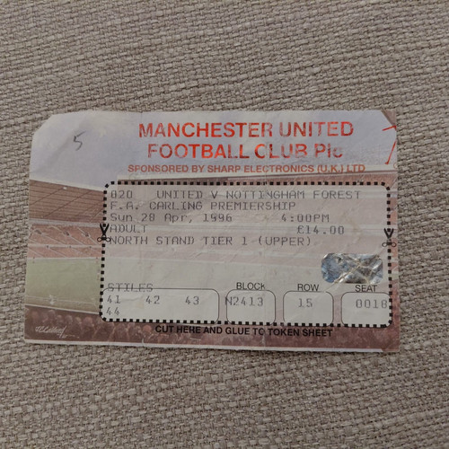 Ticket stub manchester united - ticket, stub-manchester