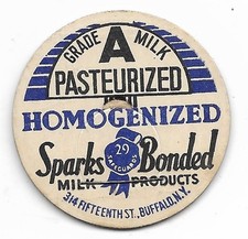 Vintage Milk Bottle Cap Sparks