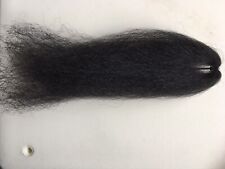 Pike, Predator,  Baitfish Fibre,  Fly Tying Material. (Black)