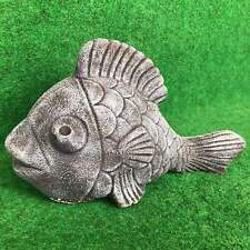 Concrete Cartoon Goldfish Garden Pond Ornament Frost Protected Fish Statue