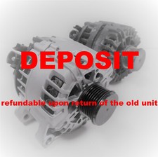 Remanufacturing service - the return of the old alternator / starter motor (£55)