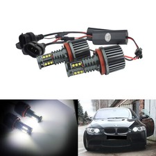 2x H8 LED Angel Eyes Halo