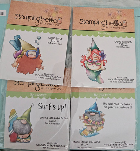 Stamping bella gnome diver - bella,