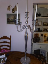 5 Arm Candelabra heavy silver