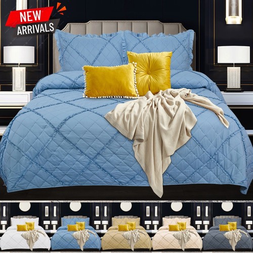 Piece quilted bedspread - 3,