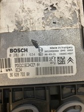 9662872280 0281011634 PEUGEOT 407 1.6 HDI ENGINE ECU BOSCH 110BHP