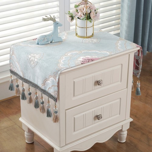 Chenille tassel tablecloth - chenille,