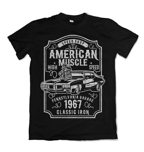 American muscle shirt car - american,