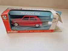 SOLIDO PEUGEOT 104 IN RED IN