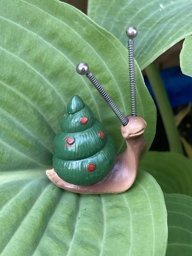 Cute tiny snail ornament - ornament, /