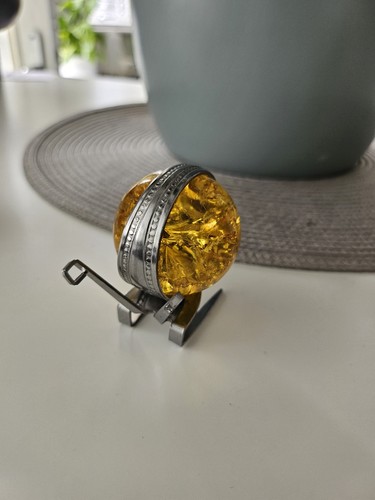 Handmade fork snail sculpture - handmade,