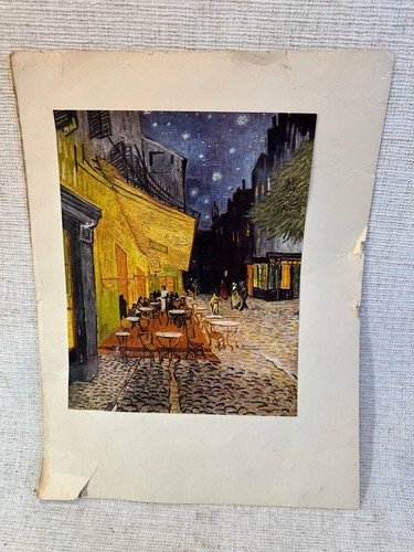 Van gogh print sidewalk - print, cafe