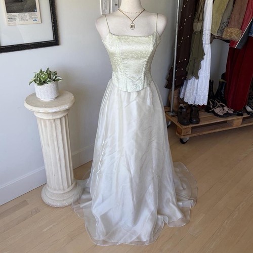 Vtg y2k corset - vtg, gown