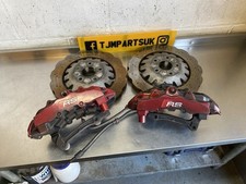 Audi RS3 8V Front Brake Calipers And Wavey Drilled Discs 8 Pot Brembo 370mm