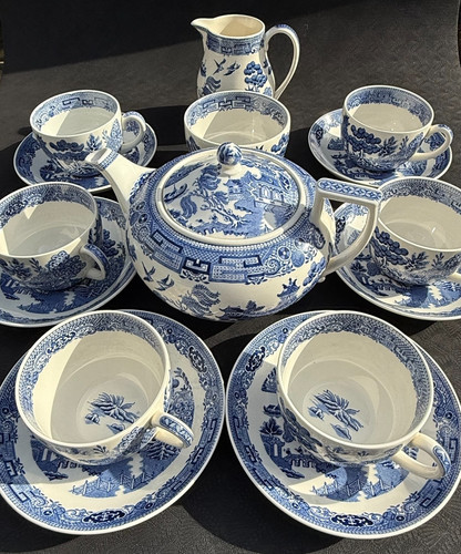 Wedgwood blue willow porcelain - willow,