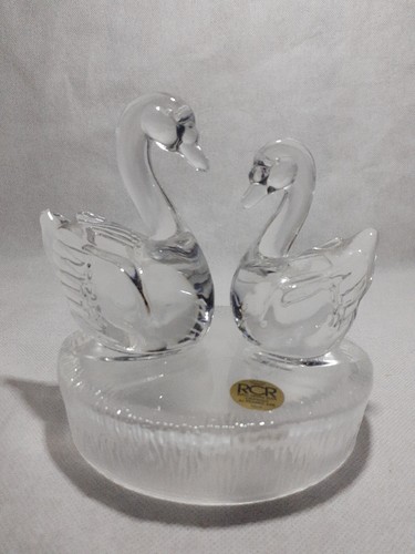 Rcr swan crystal ornament - *rcr*,