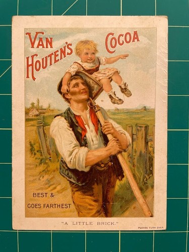 Van houten cocoa trade - card,