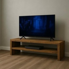 Rustic Wooden Tv Stand/ Chunky