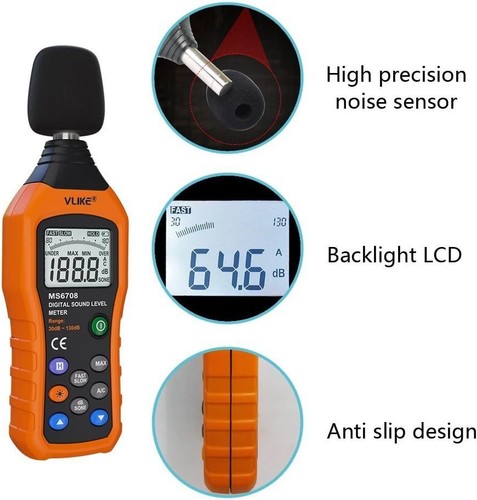 Vlike decibel sound meter - vlike,