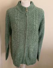 Damart cardigan 14/16 sage