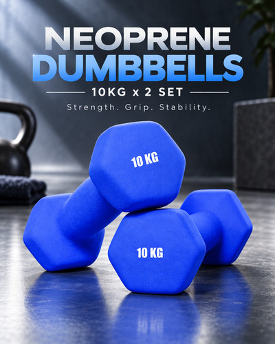 Neoprene dumbbell set - dumbbell,