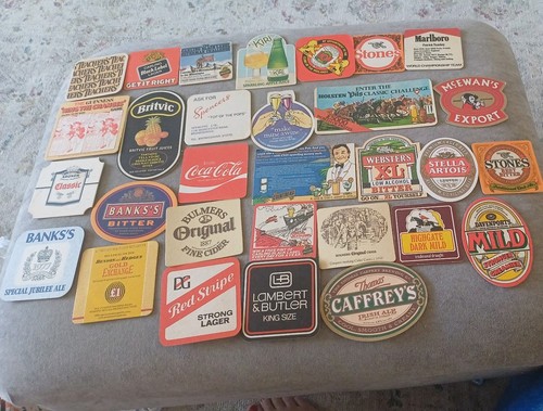 Vintage beer mats - vintage,