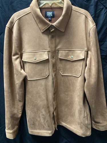 Frye men faux suede shirt - men's,