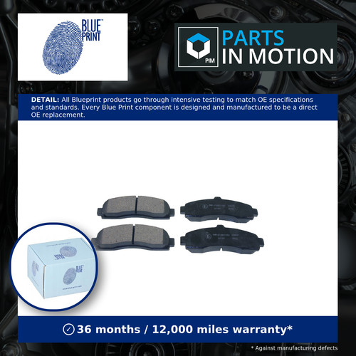 Brake pads set fits nissan - fits,