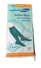 Anti Embolism Stockings - Saphena Below Knee - Extra Large 29-33  ~ New & Unused