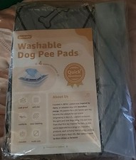Washable Dog Pee Pads X 2 122x122cm 4 Layer Non Slip Training Pads