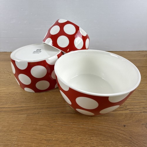 Set red white polka dot - of,