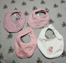 Next Set Of 4 Baby Girl Bibs