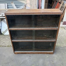 Vintage Oak Barrister Bookcase
