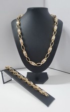2 Tone Chunky Gold Chain &
