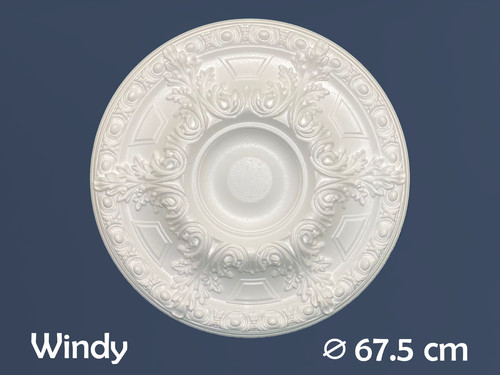 Ceiling rose polystyrene easy - ceiling,