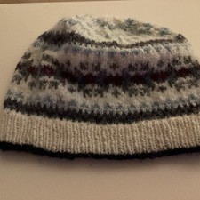 Fairisle Beanie hat Hand