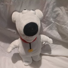Family Guy Brian Dog Plush, 2005 soft  Toy - 20th Century Fox 10" vintage 