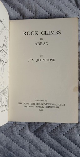 Scarce signed arran rock - signed,