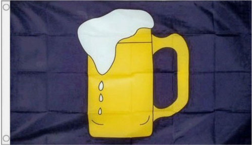 Beer flag this bar is - beer,