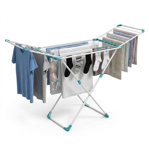 Foldable clothes airer - clothes,