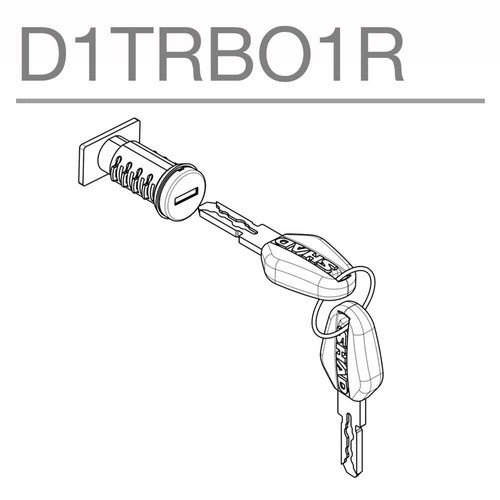 Shad terra top box - top, lock