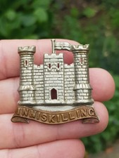a ww1 inniskilling cap badge british army lugs