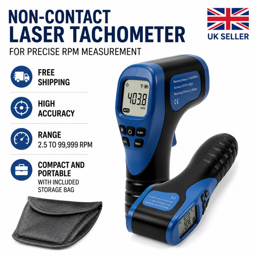Non contact digital tachometer - non-contact,