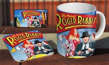 Who Framed Roger Rabbit - Ceramic Coffee / Tea Mug + Matching Coaster 