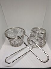 Chip Serving Basket Set of 2 Fries Food Serving Mini Chip Bucket Fryer Chip Pan